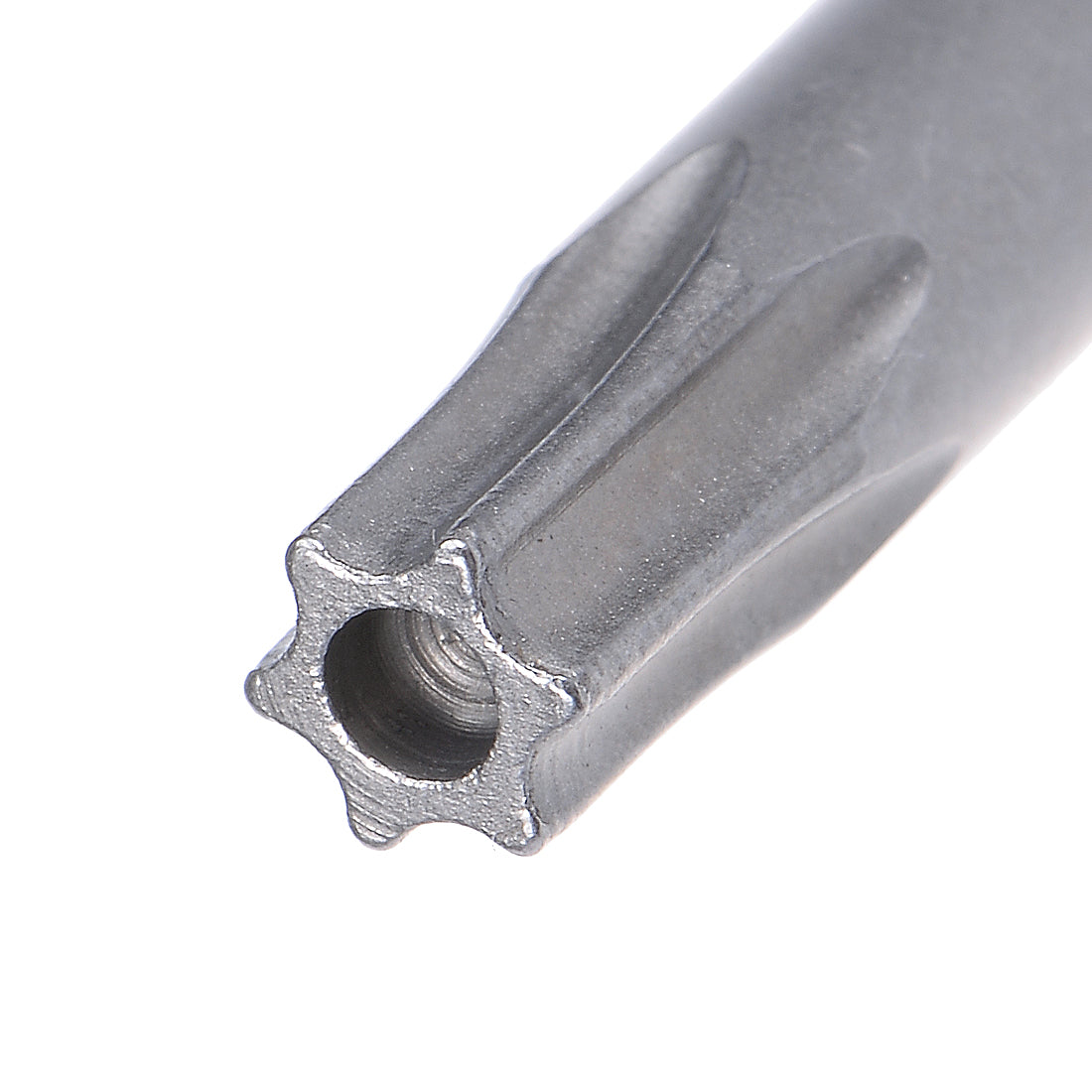 Harfington 10Pcs 60mm Long 5mm Dia Round Shank Magnetic Torx Security Screwdriver Bits S2 High Alloy Steel