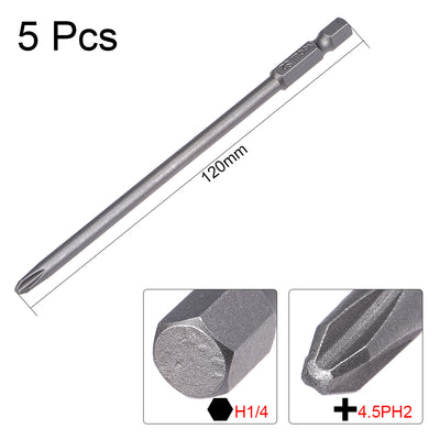 Harfington Magnetic Phillips Screwdriver Bits, Hex Shank S2 Steel Power Tools