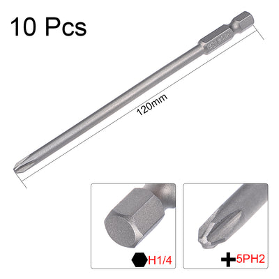 Harfington H1/4 Shank PH2 Phillips Magnetic S2 Screwdriver Bit