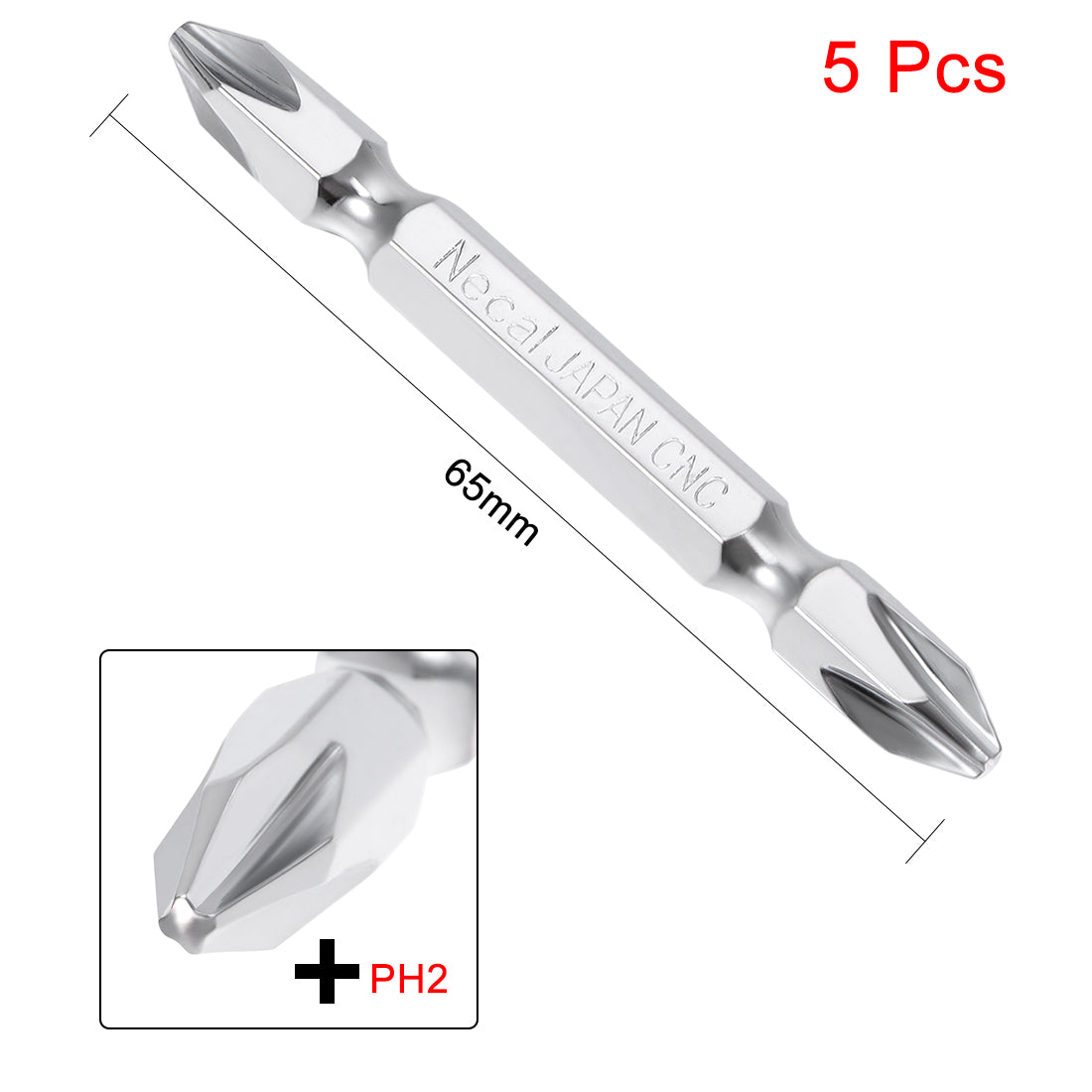 Harfington S2 Magnetic 1/4'' Hex PH Dual Head Screwdriver Bit