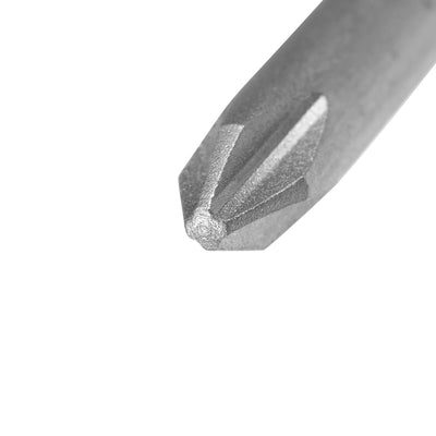 Harfington 5pcs 200mm 1/4" Hex Shank 6mm Magnetic Phillips Head Screwdriver Bits S2