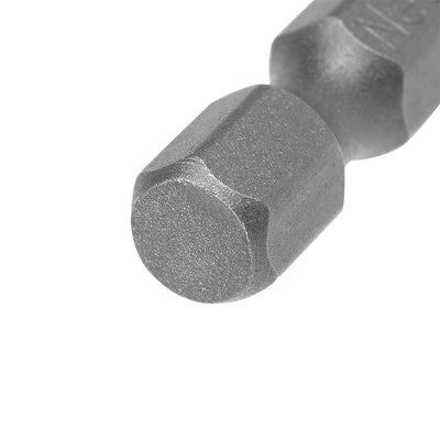 Harfington 10pcs 50mm 1/4" Hex Shank 3mm Magnetic Phillips Head Screwdriver Bits S2