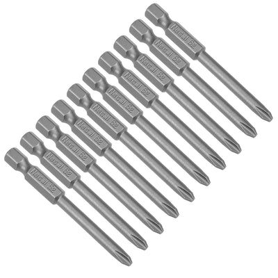 Harfington 10 Pcs Magnetic Phillips Screwdriver Bits, Hex Shank S2 Power Tools