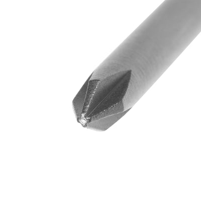 Harfington 10pcs 100mm 1/4" Hex Shank 4.5mm PH1 Magnetic Phillips Head Screwdriver Bits S2