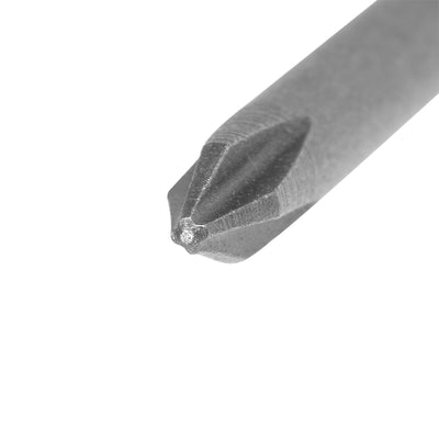 Harfington 10pcs 50mm 1/4" Hex Shank 3.5mm Magnetic Phillips Head Screwdriver Bits S2