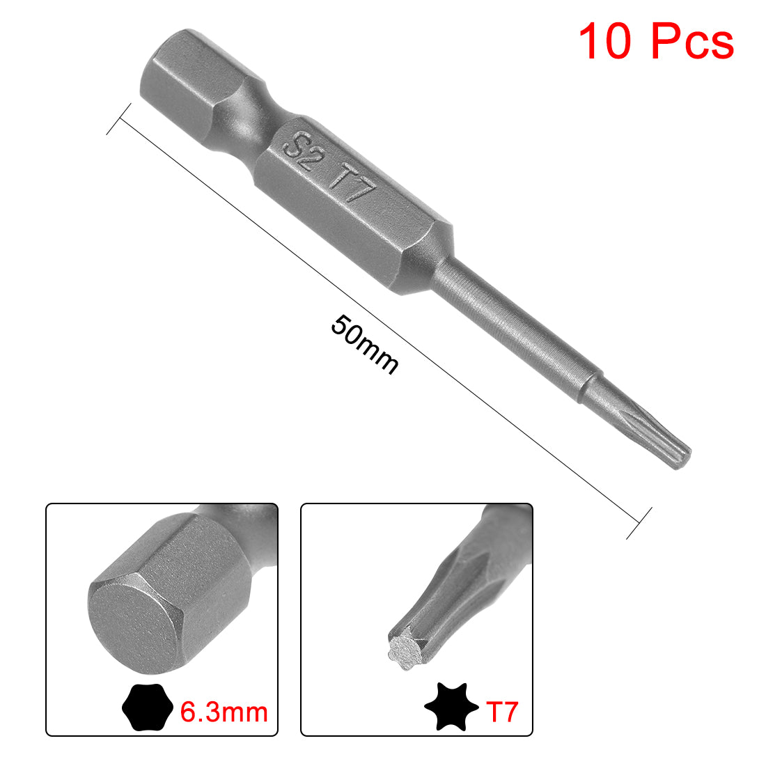 Harfington Magnetic Torx Screwdriver Bit, Hex Shank S2 Power Tool