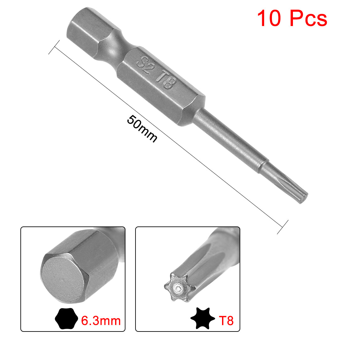 Harfington Magnetic Torx Screwdriver Bit, Hex Shank S2 Power Tool