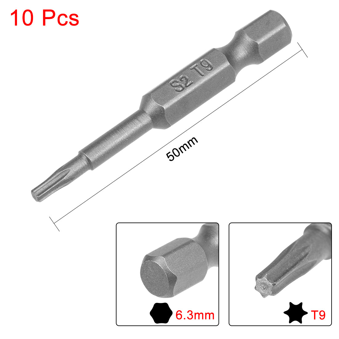 Harfington Magnetic Torx Screwdriver Bit, Hex Shank S2 Power Tool