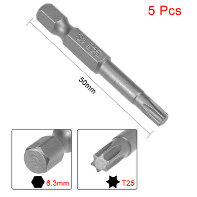 Harfington Magnetic Torx Screwdriver Bits, Hex Shank S2 Steel Power Tool