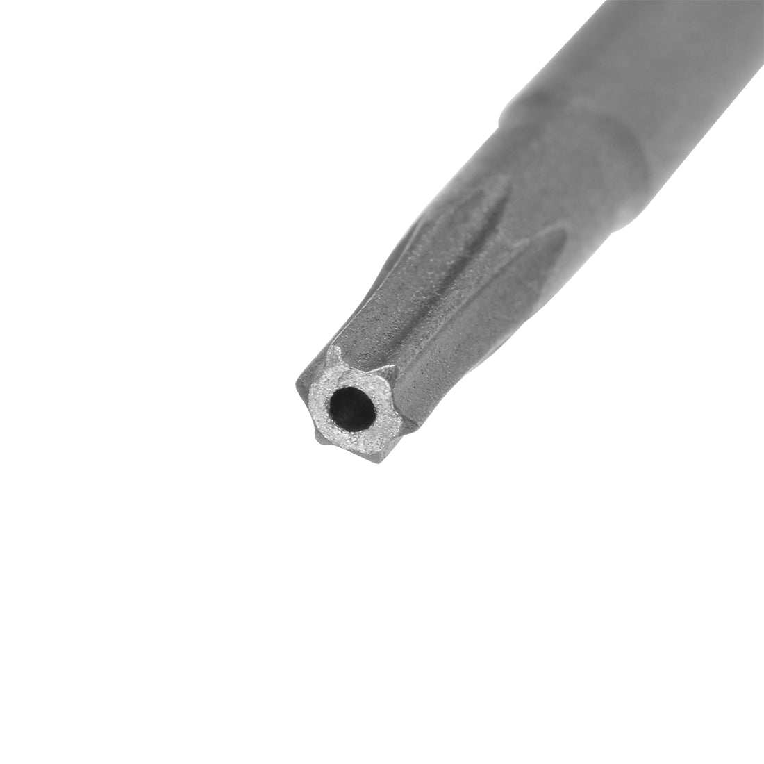 Harfington 10pcs 50mm 1/4" Hex Shank T8 Magnetic Torx Head Security Screwdriver Bits S2