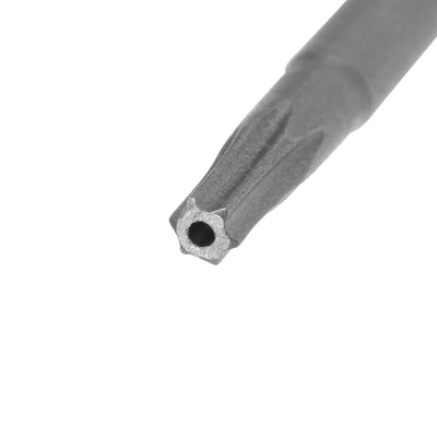 Harfington 10pcs 50mm 1/4" Hex Shank T8 Magnetic Torx Head Security Screwdriver Bits S2