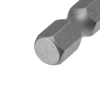 Harfington 5 Pcs 5mm Slotted Tip Magnetic Flat Head Screwdriver Bits, 1/4 Inch Hex Shank 6-inch Length S2 Power Tool