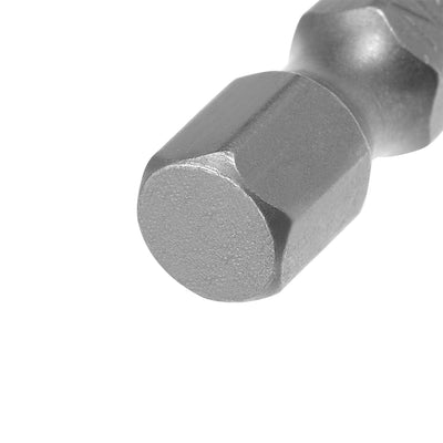 Harfington 10 Pcs 3mm Slotted Tip Magnetic Flat Head Screwdriver Bits, 1/4 Inch Hex Shank 4-inch Length S2 Power Tool