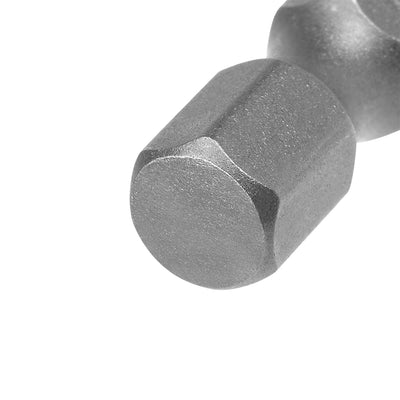 Harfington 10 Pcs 6mm Slotted Tip Magnetic Flat Head Screwdriver Bits, 1/4 Inch Hex Shank 2.5-inch Length S2 Power Tool