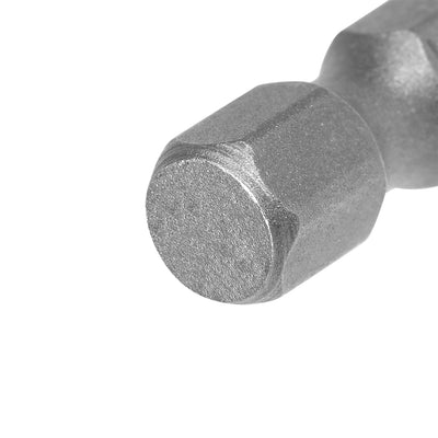 Harfington 10 Pcs 2mm Slotted Tip Magnetic Flat Head Screwdriver Bits, 1/4 Inch Hex Shank 2-inch Length S2 Power Tool