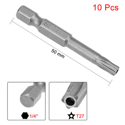 Harfington Magnetic 1/4" Hex Shank S2 Torx Screwdriver Bits