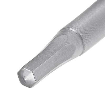 Harfington 10 Pcs 40mm Long 4mm Dia Round Shank H2 Magnetic Hex Screwdriver Bits S2 High Alloy Steel