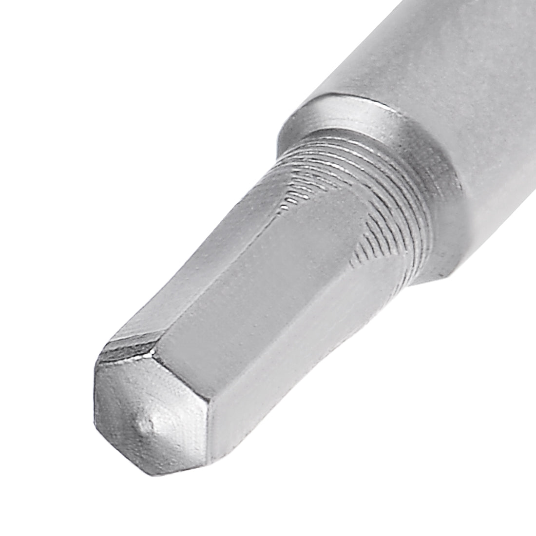 Harfington 10 Pcs 40mm Long 4mm Dia Round Shank H2.5 Magnetic Hex Screwdriver Bits S2 High Alloy Steel