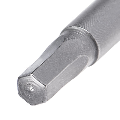 Harfington 20 Pcs 60mm Long 5mm Dia Round Shank H3 Magnetic Hex Screwdriver Bits S2 High Alloy Steel