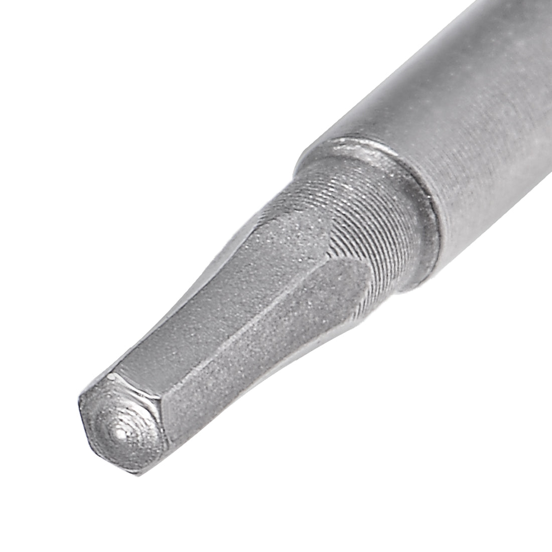 Harfington 2 Pcs 60mm Long 5mm Dia Round Shank H2 Magnetic Hex Screwdriver Bits S2 High Alloy Steel