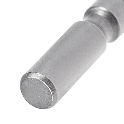 Harfington 2 Pcs 60mm Long 5mm Dia Round Shank H2 Magnetic Hex Screwdriver Bits S2 High Alloy Steel