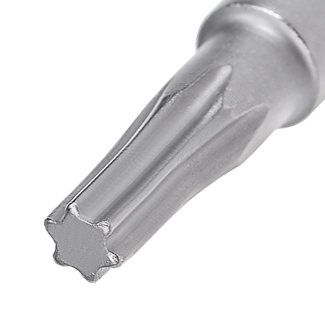 Harfington 10 Pcs 60mm Long 6mm Dia Round Shank Magnetic Torx Screwdriver Bits S2 High Alloy Steel