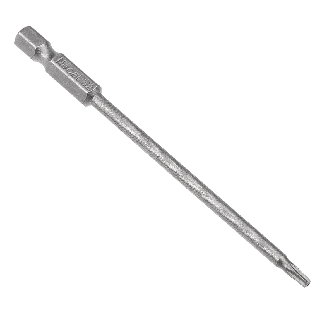 Harfington 3 Pcs 1/4" Hex Shank T10 Magnetic Security Torx Screwdriver Bits 100mm Length