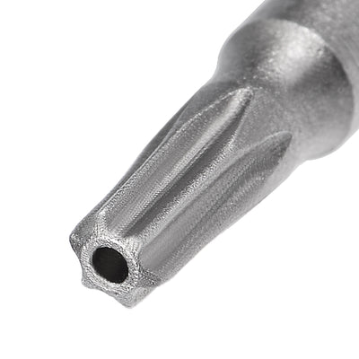 Harfington 10 Pcs Magnetic Torx Screwdriver Bits, Hex Shank S2 Security Tamper Proof Screw Driver Kit Tools