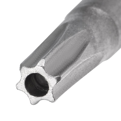 Harfington 10 Pcs 1/4" Hex Shank T20 Magnetic Security Torx Screwdriver Bits 100mm Length