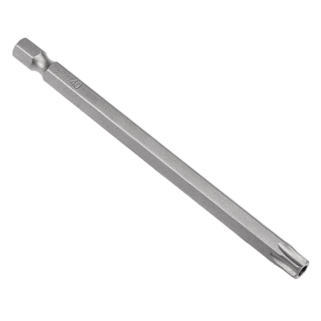 Harfington 5 Pcs 1/4" Hex Shank T40 Magnetic Security Torx Screwdriver Bits 100mm Length