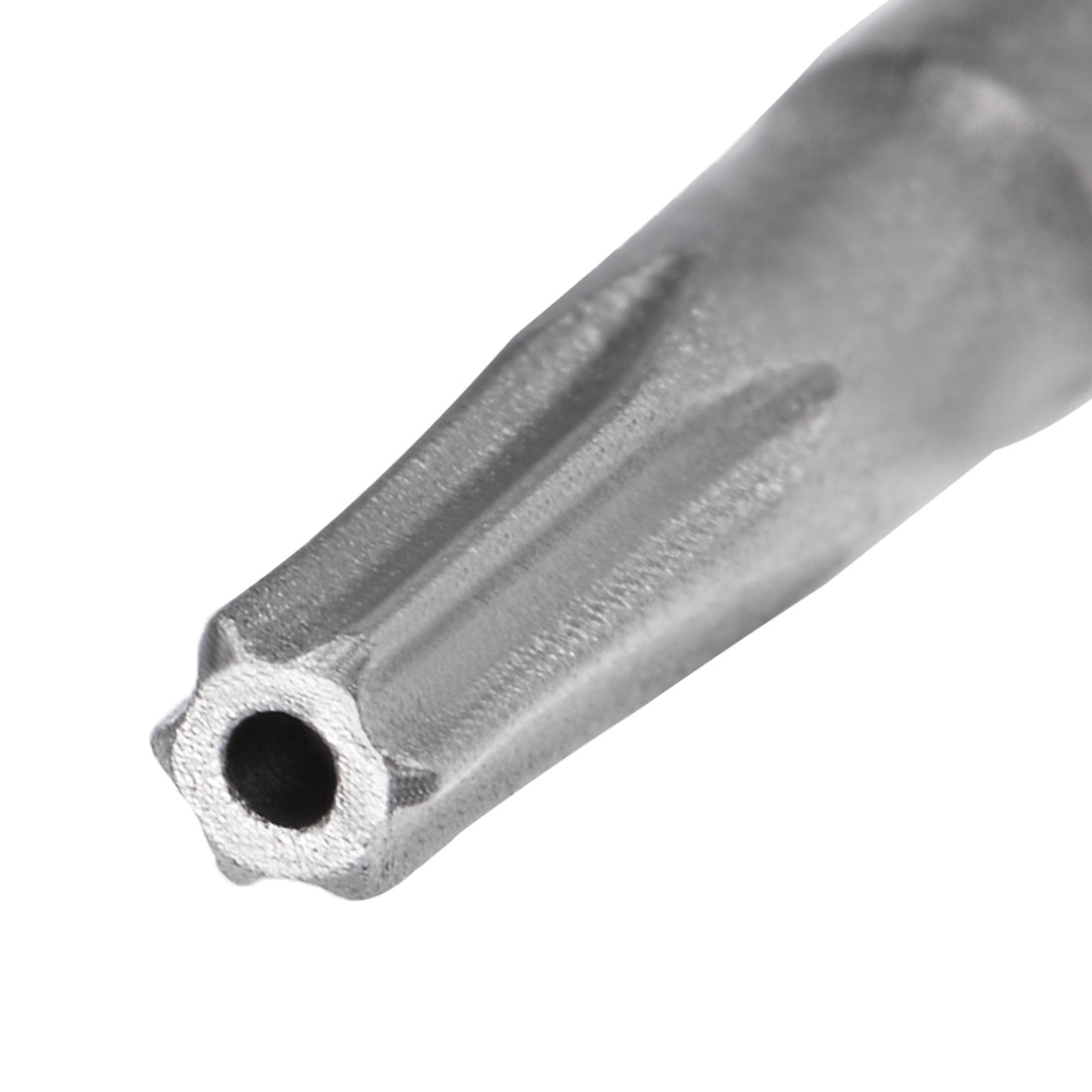 Harfington 5 Pcs 1/4" Hex Shank T8 Magnetic Security Torx Screwdriver Bits 100mm Length