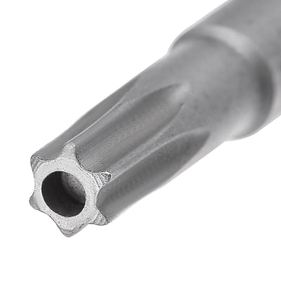 Harfington 5 Pcs 1/4" Hex Shank T15 Magnetic Security Torx Screwdriver Bits 150mm Length