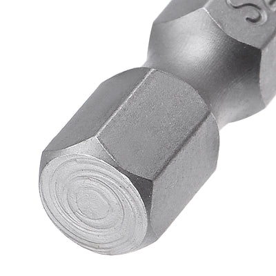 Harfington 5 Pcs 1/4" Hex Shank T15 Magnetic Security Torx Screwdriver Bits 150mm Length