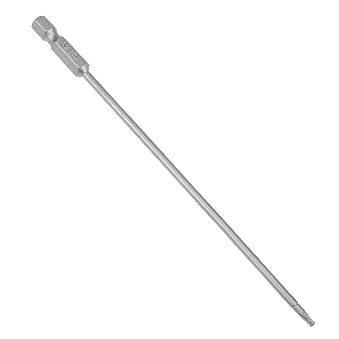 Harfington 5 Pcs 1/4" Hex Shank T8 Magnetic Security Torx Screwdriver Bits 150mm Length