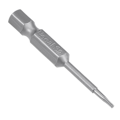 Harfington 5 Pcs T5 Magnetic Torx Screwdriver Bits, 1/4 Inch Hex Shank 2-inch Length S2 Screw Driver Kit Tools