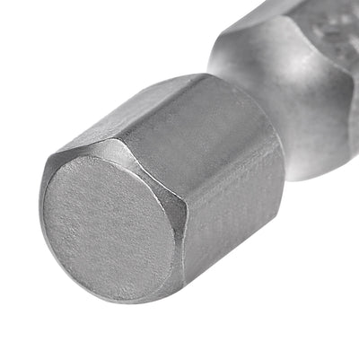 Harfington 5 Pcs 1/4" Hex Shank T8 Magnetic Security Torx Screwdriver Bits 50mm Length