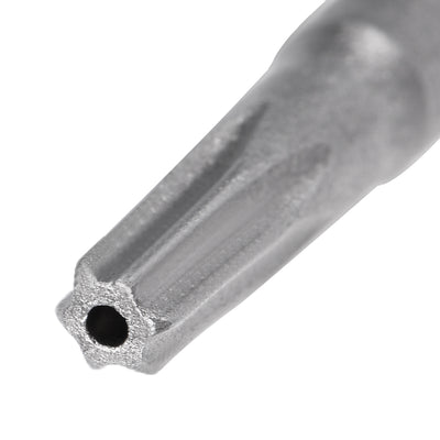 Harfington 5 Pcs Magnetic Torx Screwdriver Bits, Hex Shank S2 Security Tamper Proof Screw Driver Kit Tool