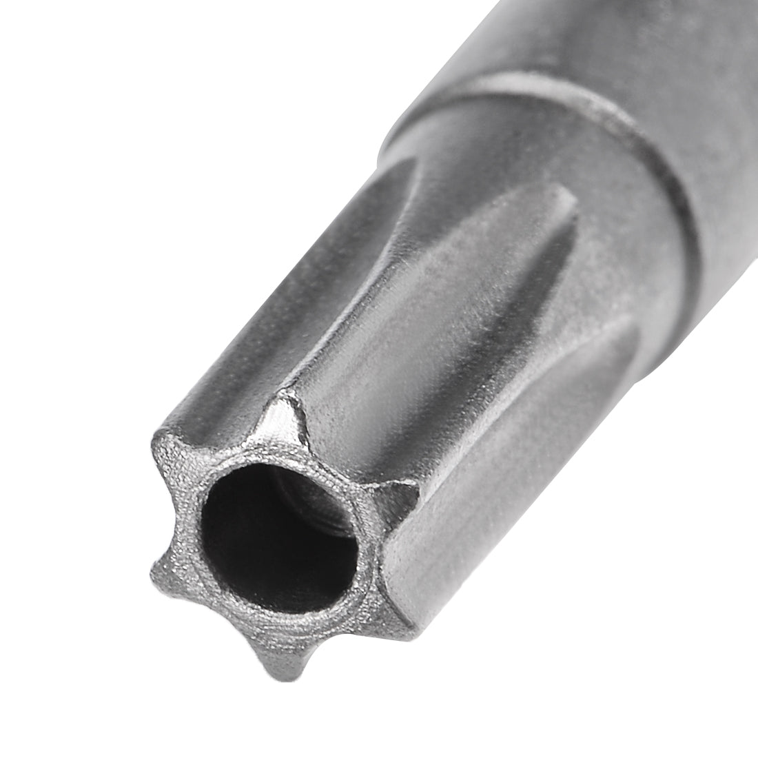 Harfington 10 Pcs 1/4" Hex Shank T27 Magnetic Security Torx Screwdriver Bits 75mm Length