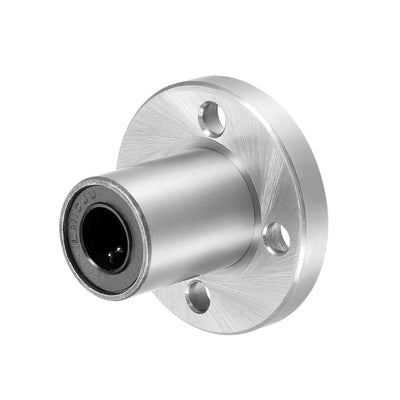Harfington Uxcell Linear Motion Ball Bearings Round Flange Bearing