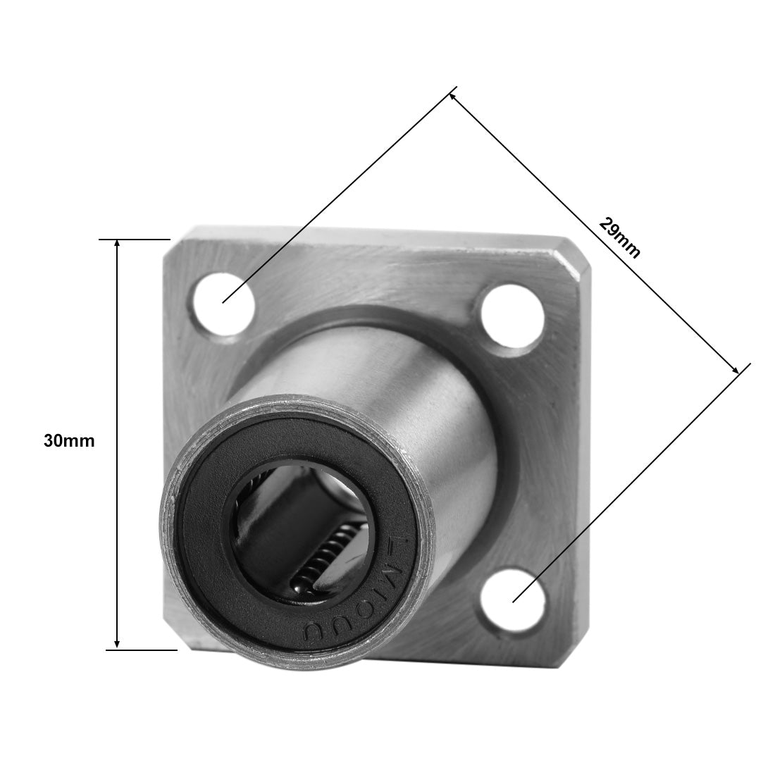 uxcell Uxcell Linear Motion Ball Bearings Square Flanged