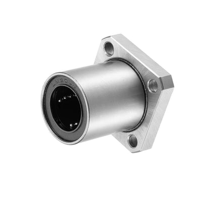 Harfington Uxcell Linear Motion Ball Bearings Square Flanged
