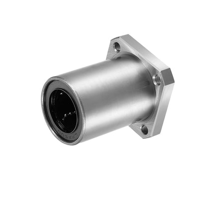 Harfington Uxcell Linear Motion Ball Bearings Square Flanged