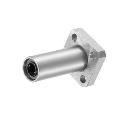 Harfington Uxcell Linear Motion Ball Bearings Extra Long Square Flanged