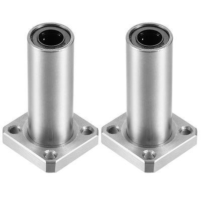 Harfington Uxcell Linear Motion Ball Bearings Extra Long Square Flanged