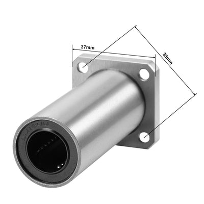 Harfington Uxcell Linear Motion Ball Bearings Extra Long Square Flanged