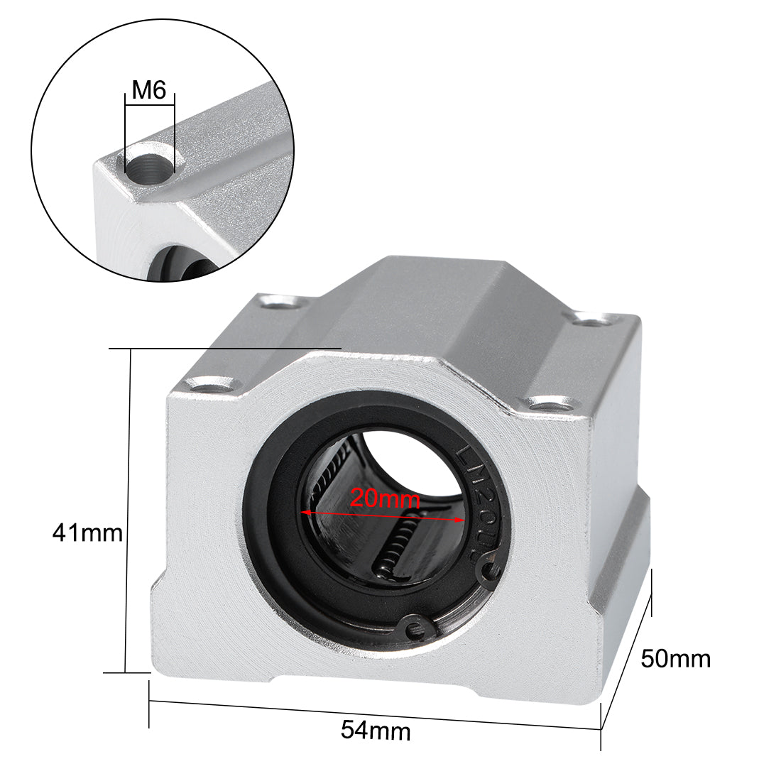 uxcell Uxcell Linear Ball Bearing Motion Slide Block Units