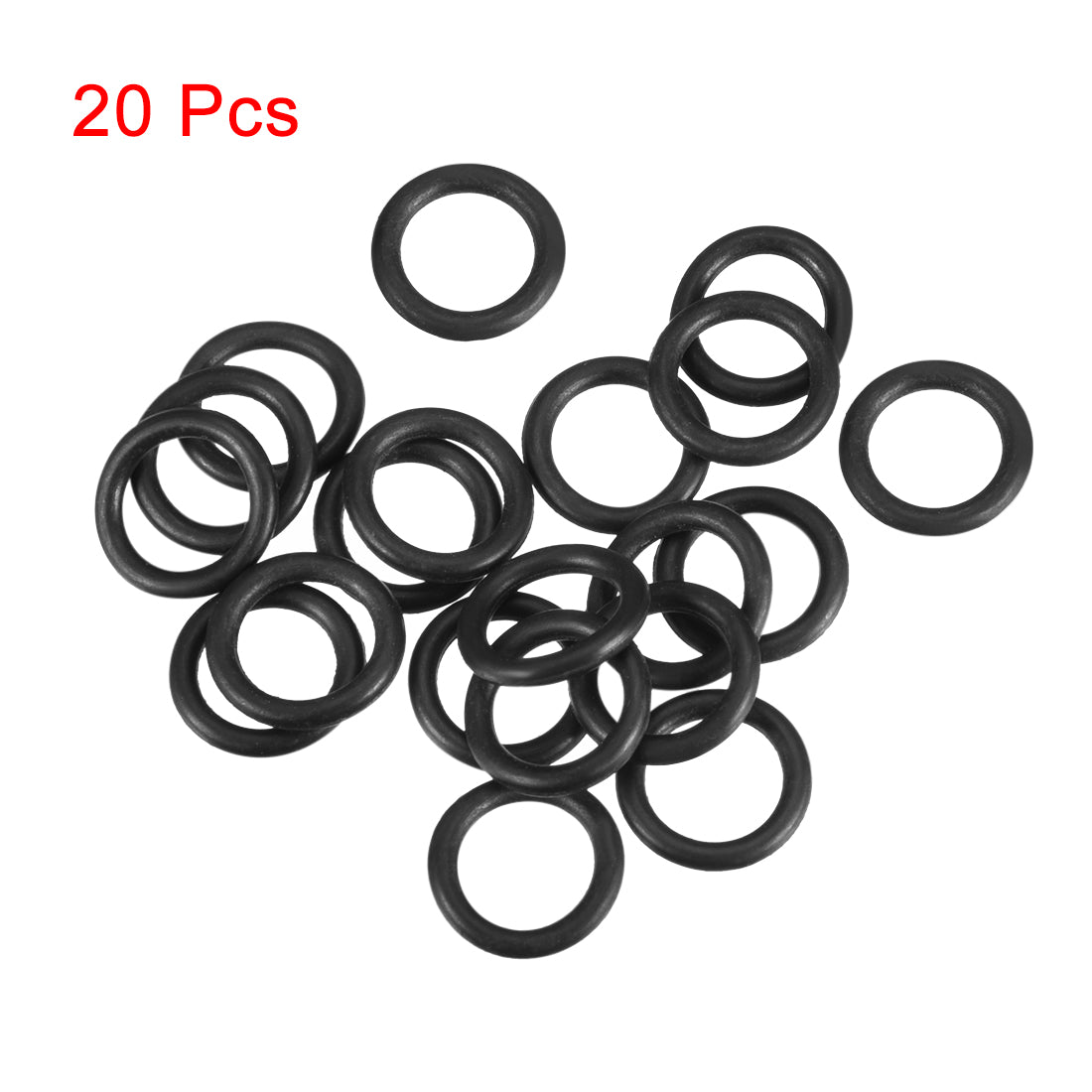 Harfington O-Rings Nitrile Rubber Gasket, Width, 20 pcs