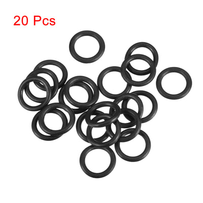 Harfington O-Rings Nitrile Rubber Gasket, Width, 20 pcs