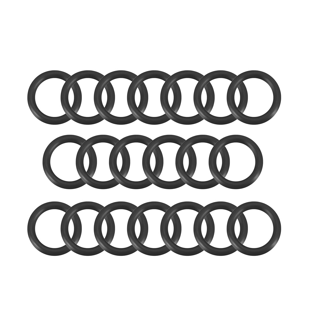 Harfington O-Rings Nitrile Rubber Gasket, Width, 20 pcs