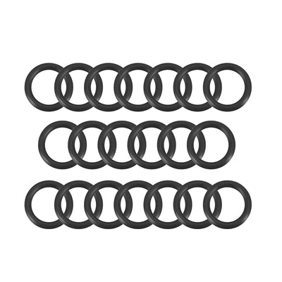 Harfington O-Rings Nitrile Rubber Gasket, Width, 20 pcs